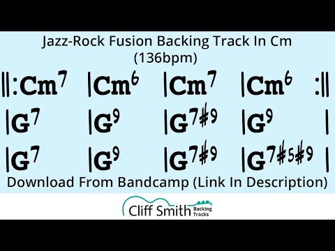 C Minor - Fusion Backing Track (i V, 136bpm)