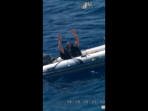 Sailor rescued after catamaran partially sinks