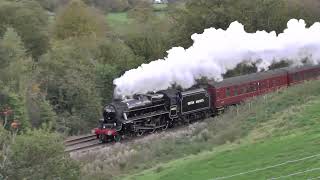 LMS 44932 Black 5 ECS, Makes a dash for K W V R 24 10 2025
