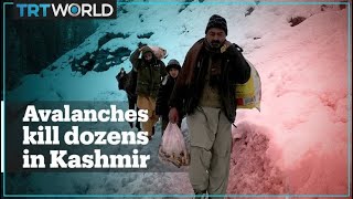 Dozens killed by avalanches in Pakistan-administered Kashmir