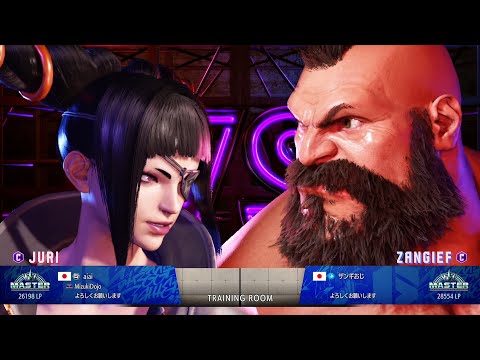 aiai (Juri) vs Hagejin (Zangief)：あいあい（ジュリ）vs はげじん（ザンギエフ）