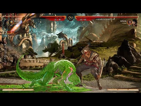 MK1 Reptile invisibility setup combo