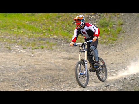 DESTROYING DH Trails with 300mm of Travel!