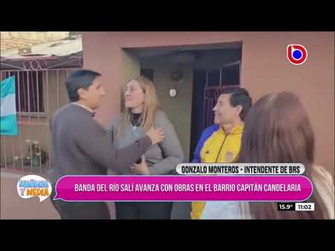 BANDA DEL RÍO SALÍ AVANZA CON OBRAS EN EL BARRIO CAP. CANDELARIA