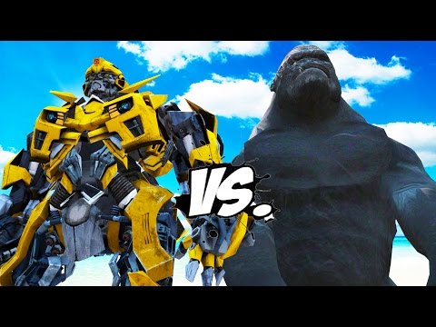 KING KONG VS BUMBLEBEE (Transformers) Video