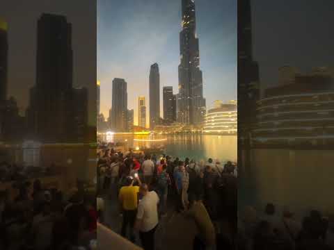 nice view of beach near burj khalifa