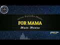 For Mama Matt Monro Karaoke Version