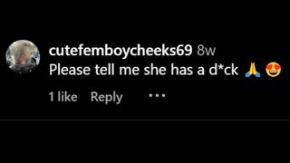 SUPER FREAKY Instagram reels comments...