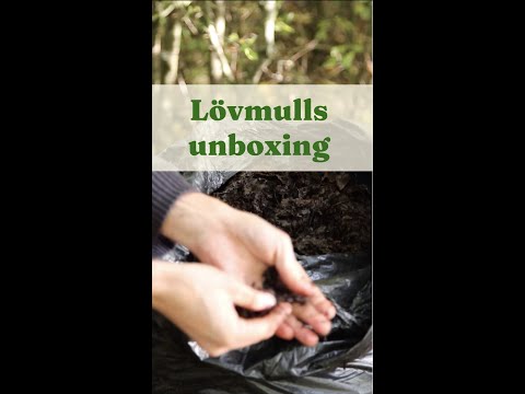 Lövmullsunboxing. Spara dina höstlöv och använd i trädgården - Trädgårdshacks med GardenR