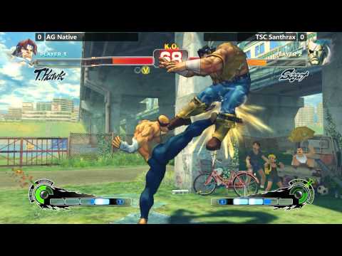 USF4 @ NLBC #130 - AG NativeImpact (T. Hawk) vs TSC Santhrax (Sagat) [720p/60fps]
