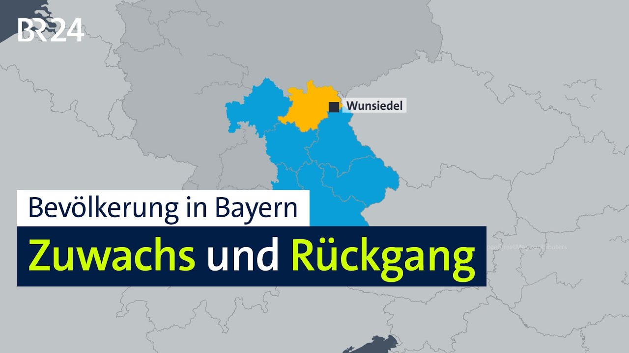 Bevölkerung in Bayern: Zuwachs und Rückgang | BR24