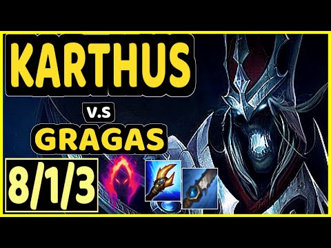 SHRIMP (KARTHUS) vs GRAGAS - 8/1/3 KDA JUNGLE CHALLENGER GAMEPLAY - BR