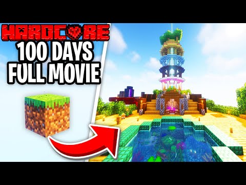 Mozi - I Survived 100 Days In ONE BLOCK SKYBLOCK in Minecraft Hardcore!