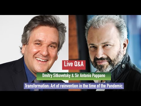 LIVE Q and A: Dmitry Sitkovetsky & Sir Antonio Pappano (unedited)
