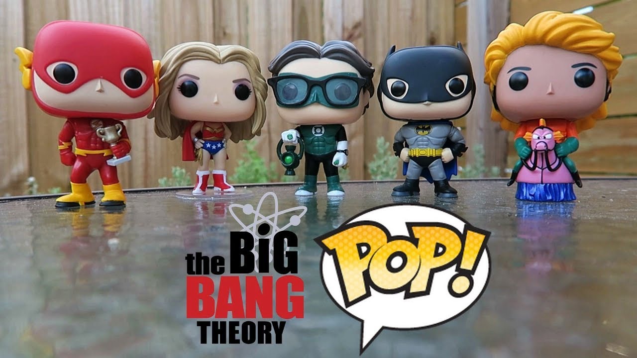 BIG BANG THEORY - JUSTICE LEAGUE FUNKO POPS