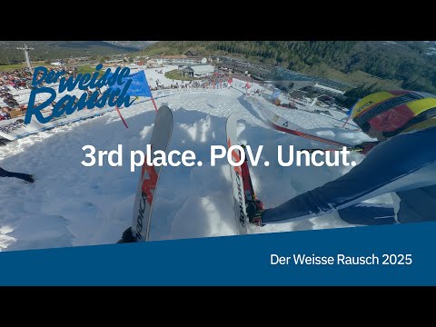 3rd Place. Uncut. Der Weisse Rausch 2025 GoPro on Tobias Kerber.