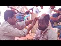 Young Man Headshave At Temple
