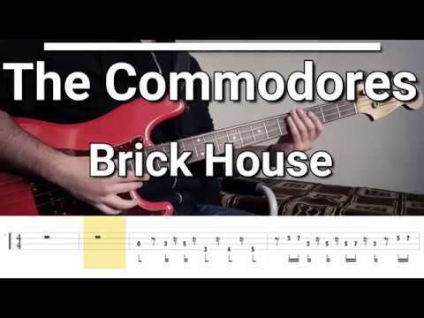 The Commodores - Brick House (Bass Cover) TABS