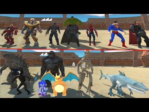 The Avengers Against Monsters - Animal Revolt Battle Simulator