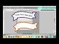 How to add curve text to word banner in Silhouette