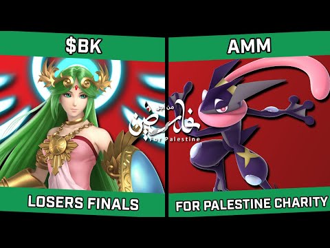 $BK (Palutena) vs AMM (Greninja) - For Palestine Charity Tournament - Losers Finals