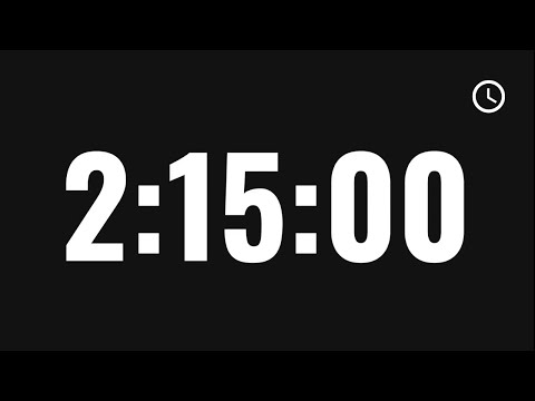 2 Hour 15 Minute Timer | Simple 135 Minute Timer