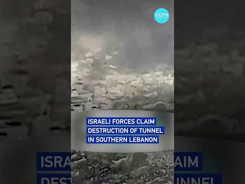 Israeli forces claim destruction of tunnel in southern Lebanon