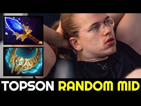 TOPSON Random Mid Enchantress with First Item Scepter 7.32d Dota 2
