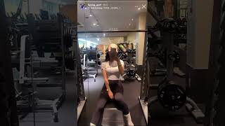 インスタ美女(@liyong_golf) ジム トレーニング動画 #shorts