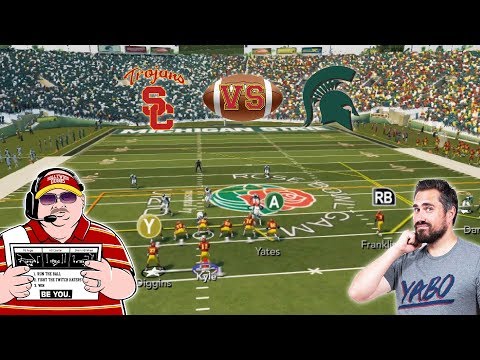 Air Duggs Clashes With Spartans in Rose Bowl - USC vs Michigan State