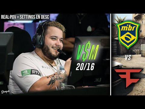 MIBR vsm (20/16) vs FaZe (de_dust2) - Samp4s CS:GO POV Demos
