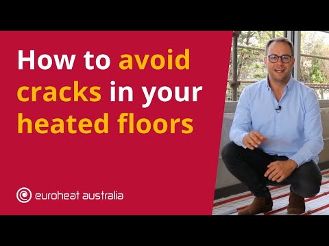 How to avoid cracks in your heated floors with proper expansion joints
