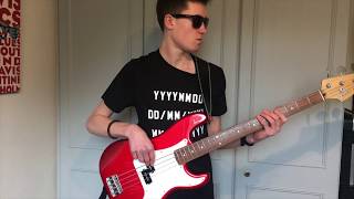 Video thumbnail for Fender MIJ Rosewood Precision Bass Guitar Candy Red Demo by Adam R
