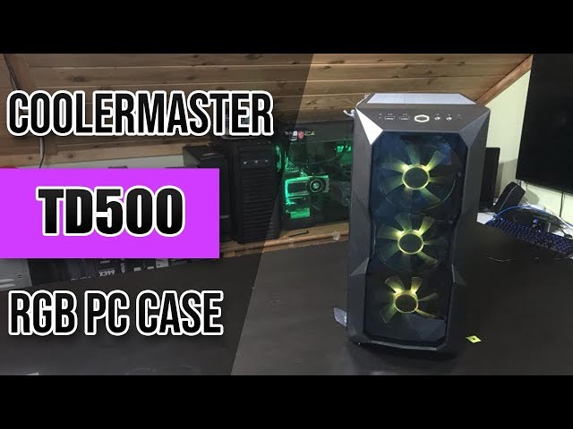 Vỏ máy tính Case CoolerMaster MasterBox TD500 mesh Black ARGB