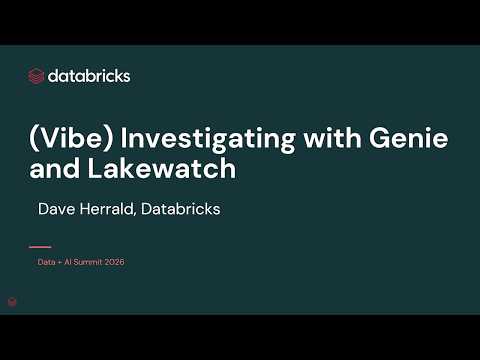 Watch: Vibe Investigating with Lakewatch and Genie