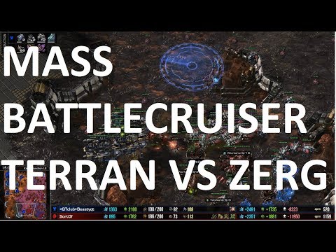 Starcraft 2 - MASS BATTLECRUISERS! - TvZ - Beastyqt vs SortOf on Kairos Junction