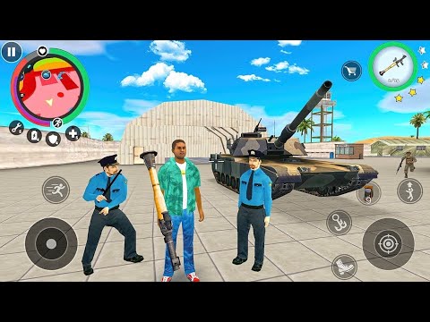 Helicopter and Car Driving in Open World Police Game Android - Gameplay