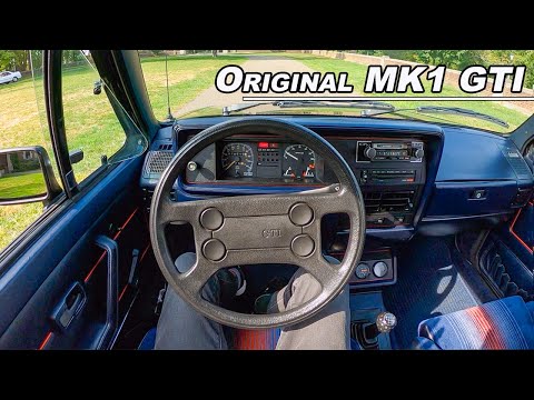 Driving the Iconic Hot Hatch - 1984 Volkswagen Mk1 Rabbit GTI POV Drive (Binaural Audio)