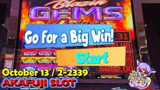 Go for a big win!① Blazing Gems Deluxe Slot Double Nudge Slots