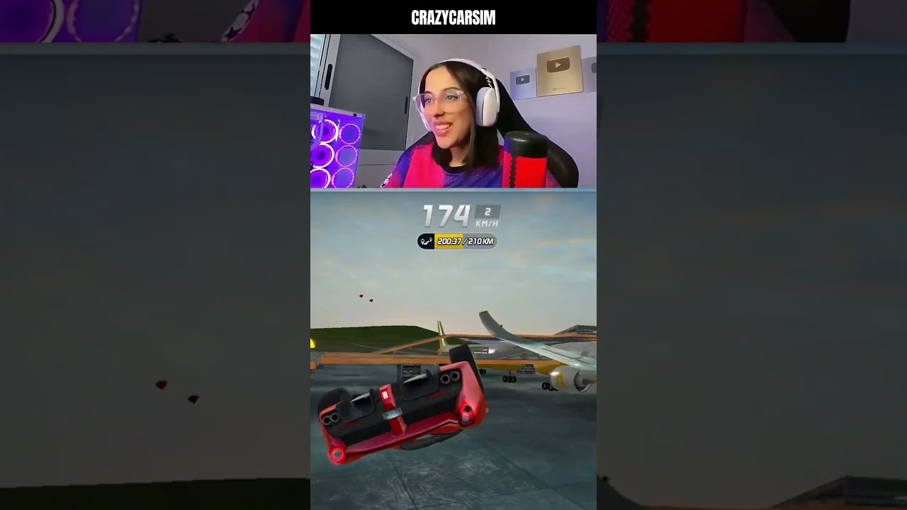 Impossible !! extreme car driving simulator stunt reaction !! ECDS