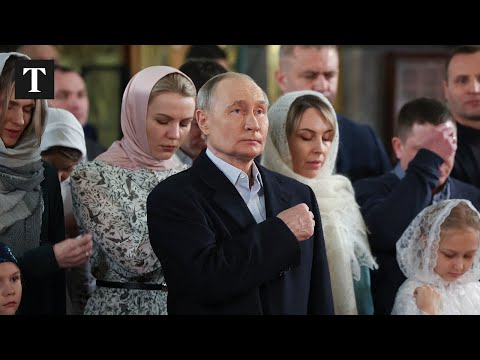 LIVE: President Putin Attends Orthodox Christmas Service