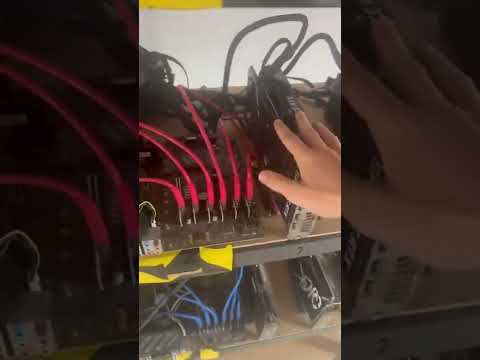 Stop gaming 🎮 start mining 🪨⛏ #miningrig #bitcoinmining#miningbitcoin #rtx3070