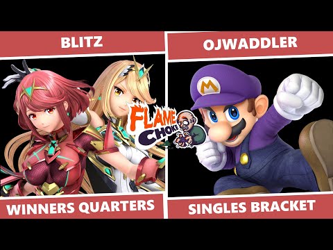 Flame Choke 19: Winners Quarters - Blitz (Pyra/Mythra) Vs Ojwaddler (Mario) SSBU Singles