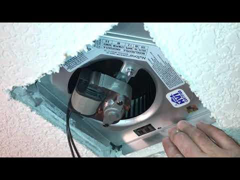 Aufrüsten eines lauten Badezimmer-Abluftventilators – Nutone Broan Fan 60-CFM-Aufrüstsatz