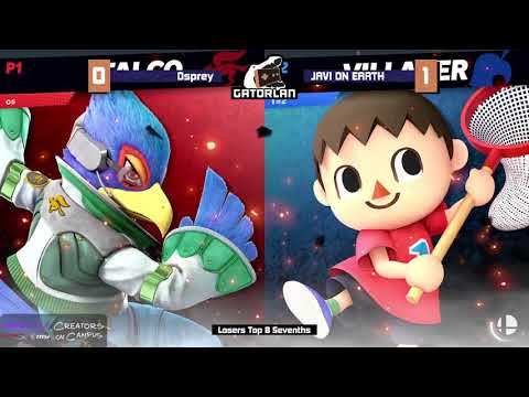 Javi (Villager) vs Osprey (Falco) - GatorLAN Fall 2021 Smash Ultimate - Losers Top 8
