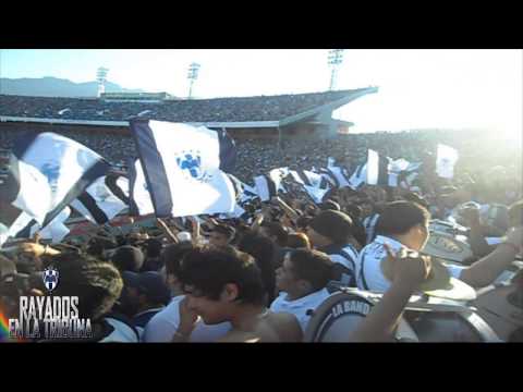 "Mi corazon pintado de albiazul --La Adiccion Rayados 1-1 Toluca J4 AP2013" Barra: La Adicción • Club: Monterrey