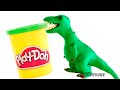 Dinosaurs Play doh Stop Motion T-Rex Dinosaur animation Tyrannosaurus Rex dinosaur toy eggs Jurassic Dinosaurs Play doh Stop Motion T-Rex Dinosaur animation Tyrannosaurus Rex dinosaur toy eggs Jurassic