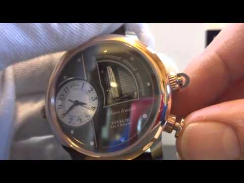 Reuge Boegli musical wristwatch, Vivaldi Four Seasons