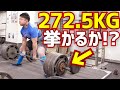 [デッドリフト]全日本大会前に272.5kgに挑んだら予想外の結果が!?/パワーリフティング