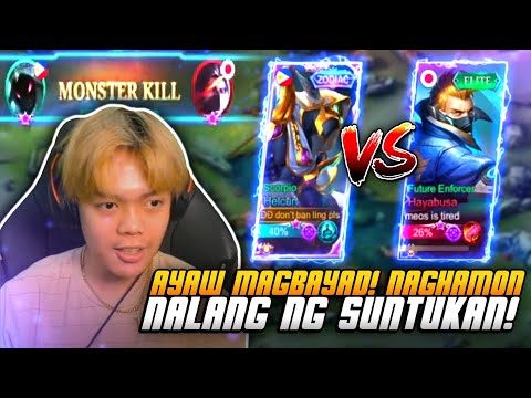 DI MANALO KAYA NAG AYA NG SUNTUKAN!! (HELCURT VS HAYABUSA) INTENSE MATCH! - MLBB